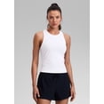 thumbnail image 2 of CRZ YOGA Seamless Womens Breathable Workout Tank Tops Racerback Sleeveless Running Athletic Shirts, 2 of 7