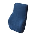 thumbnail image 3 of Esquirla Back Cushion Back Rest Car Seat Lightweight Breathable Support Pillow Velvet Blue, 3 of 8