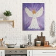 thumbnail image 5 of ASPORIC Posters White Angel Wings Poster Christmas Angel Wall Art Guardian Angel Spirit Gift Decoration Canvas Art Poster And Wall Art Picture Print Unframed 8x10 Inch, 5 of 6