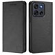 thumbnail image 1 of For Motorola Moto G56 5g Leather Case Rinacasis Rc01 Phone Cover With Rfid Blocking Wallet Stand Black, 1 of 5