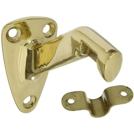 

National Hardware Gold Solid Brass Handrail Bracket 3.38 in. L 250 lb