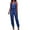Blue, variant on Fesfesfes Jumpsuit for Women Casual Off Shoulder Denim Jeans Pocket Sleeveless Jumpsuits Rompers