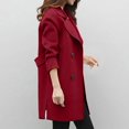 thumbnail image 5 of YOTAMI Chandail pour Femmes Automne Hiver Mode Décontractée Veste Décontractée Manteau Cardigan Ajusté Pardessus Formel Vert Armée, 5 of 5