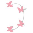 thumbnail image 4 of Luminous Butterfly Ear Clip One Earrings Butterfly Luminous Earrings Without Pierced Ears, 4 of 9