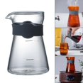 thumbnail image 4 of Coffee Pot Spour Caurafe Caja de seguridad para utilizar Resistente al calor Resistente a la Sensación Mano MULTICOLORED SIVE CALDERA P Olla transparente Yotijar Hervidor de café, 4 of 10