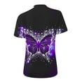 thumbnail image 4 of Mujeres Verano Cuello Redondo Manga Corta Estampado Sin Tirantes Camiseta Tops Blusas OAVQHLG3B Store  lin121212, 4 of 4