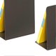 thumbnail image 3 of Book Stopper Minimalist Portable Book Holder Stand Metal Bookends for Shelves Office Desk Dark Gray, 3 of 3