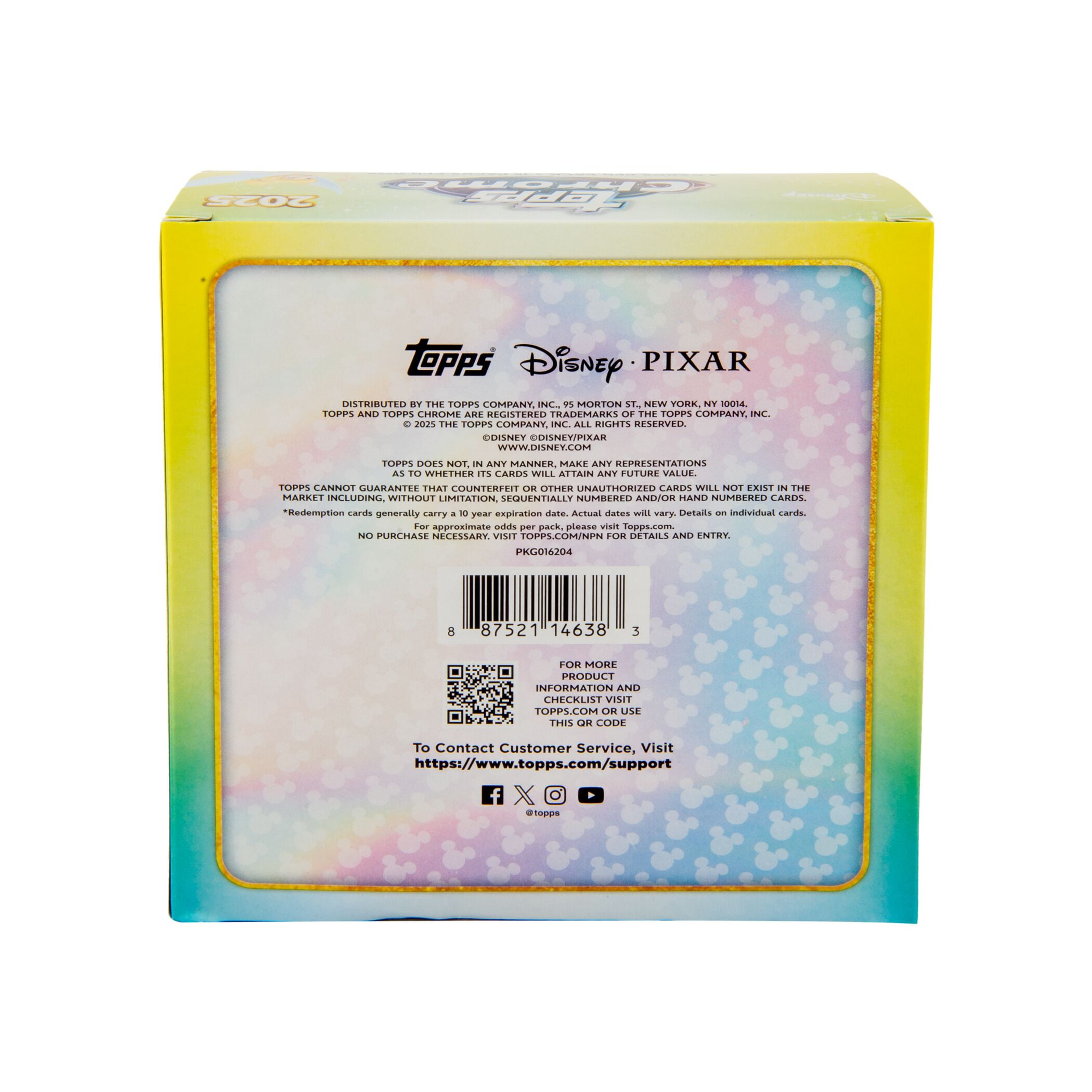 25 Topps Disney Chrome Trading Cards Monster Box