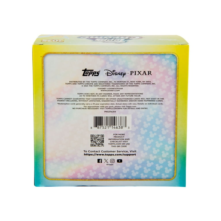 25 TOPPS DISNEY CHROME MONSTER BOX - Walmart.com