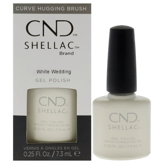 CND Shellac Nail Polish - White Wedding , 0.25 oz Nail Polish