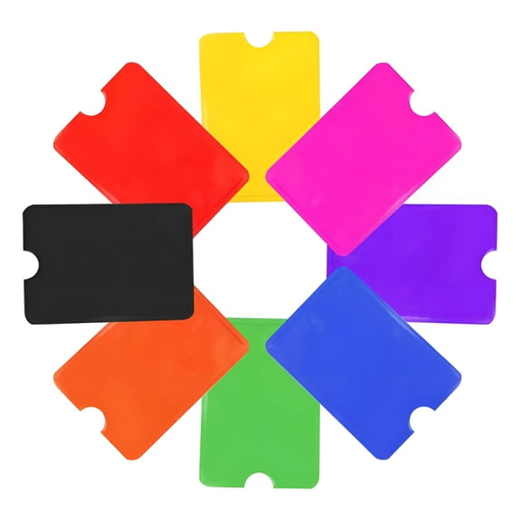 GJX 8 Pack RFID Blocking Sleeves Set for ID Cards, Anti-Theft Anti-degaussing NFC Contactless Credit Bank Debit Cards Protector