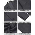 thumbnail image 5 of COOFANDY Men's Casual Blazer Jacket Slim Fit Two Button Suit Jackets Lightweight Knit Sport Coat, 5 of 6
