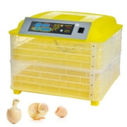 SUNCOO Digital 96 Egg Incubator Hatcher Large with Automatic Egg Turning Temperature and Humidity Control for Chicken, Poultry Hatching for Chickens Ducks Goose Birds Turkey W/Three Output Channels