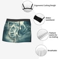 thumbnail image 3 of Yiaed Scary Moon And Clouds Print Men's Soft Cotton Boxer Shorts Breathable Boxers Underwear Moisture-Wicking Underwear Stretch Boxer Briefs for Man-XX-Large, 3 of 5