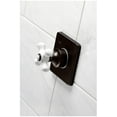 thumbnail image 5 of Kingston Brass KS3047PX 3-Way Diverter Valve with Trim Kit, Brushed Brass, 5 of 7