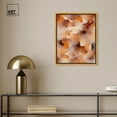 thumbnail image 3 of Dried Peach In Caramel Syrup Watercolor Boho Abstracts Canvas Wall Art by Art Remedy, Gold Floater Frame, 17.5" x 21.5", 3 of 7