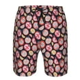 thumbnail image 4 of Kdxio Tomatoes Pattern Mens Casual Shorts - Drawstring Summer Beach Sports Shorts for Men, 4 of 9