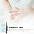 thumbnail image 2 of 4 Sets Plastic Ring Plastigauge Ring Jewelry The Ring Ringd Finger Ring Rulers Adjustable Ring Stick, 2 of 5