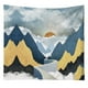 thumbnail image 5 of Fondo de tela decorativa de paisaje, tapiz de montaña abstracto, fondo de tela con impresión, tela para colgar en la pared, 5 of 6