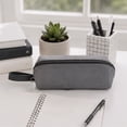thumbnail image 7 of Summer Back_to_School Supplies Under $5 dollars!Special Pencil Case Pouch, Diamond-shaped Large-capacity Pencil CaseStationery Bag And Lovely Oxfords Cloth Pencil Case Pencil Case Pencil Case, Gray, 7 of 7