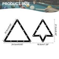 thumbnail image 2 of Uxcell 2Pcs Magic Rack, 8, 9, and 10 Ball Combo Pack Magic Ball Rack Sheet Pool Rack Table Ball Holder, 2 of 7