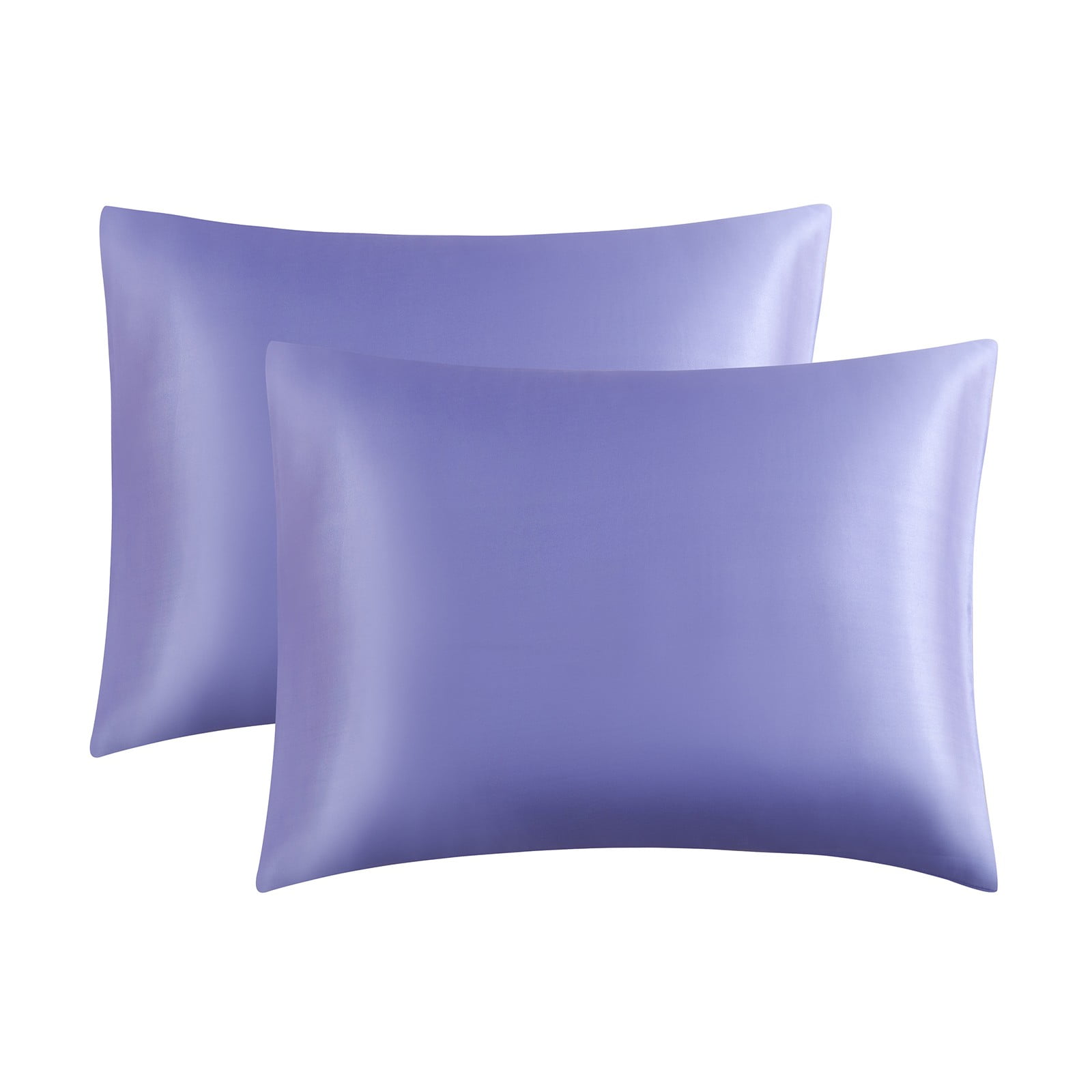 Weloille Faux Silk Pillowcase Set 20x26 in 2Pcs Envelope Closure, Beauty Sleep Pillow Cases for Hair and Skin Care, Multiple Colors Home Essentials