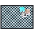 thumbnail image 2 of PinPix 28x20 Custom Cork Bulletin Board Argyle Mixed Blue Poster Board Has a Fabric Style Canvas Finish, Framed in Argyle Mixed Blue, by ArtToFrames (PinPix-630), 2 of 6
