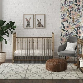 Little Seeds Monarch Hill Hawken 3 In 1 Convertible Metal Crib Graphite Gray Walmart Com Walmart Com