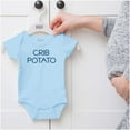 thumbnail image 5 of Crib Couch Potato Lazy Cute Funny Romper Boys or Girls Infant Baby Brisco Brands 12M, 5 of 6