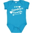 thumbnail image 3 of Inktastic I'm Grandma's Favorite with Arrow and Hearts Boys or Girls Baby Bodysuit, 3 of 5