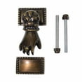 thumbnail image 4 of Antique Brass Polished Victorian Woman Hand Shaped Door Knocker 4" Renovator's Supply, 4 of 14