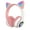 Pink, variant on Up to 65% off! New Wireless Bluetooth Headsets Light Up Cat Ears Cute High Sound Quality Sports Gaming Headphones