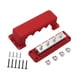 thumbnail image 1 of Bloque de distribución de energía Barra colectora Vehículos RV Marina Camión 3/8" 4 pernos Rojo, 1 of 9
