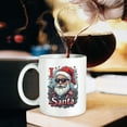 thumbnail image 5 of Christmas Ho Ho Ho with Santa Hats Ceramic Coffee Mug, 11oz Funny Coffe Mugs Office Coffee Cup, Tea Cup, Unique Gift for Christmas Home Decor, 5 of 7