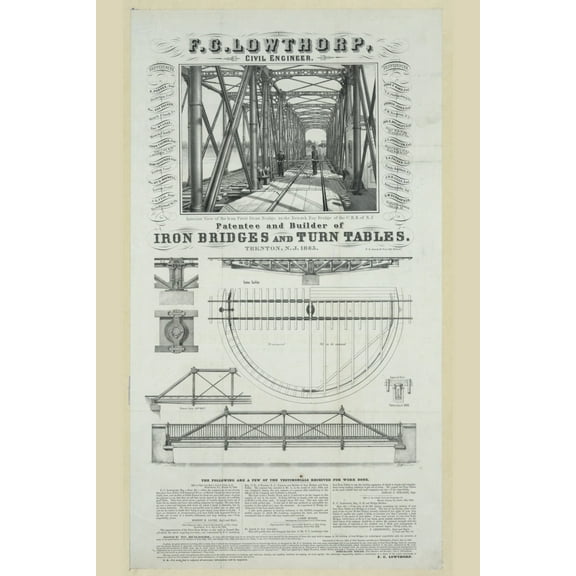 Print: F.C. Lowthorp, Civil Engineer