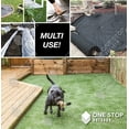 thumbnail image 2 of 50-Pack GREEN, 6 Inch Garden Stakes Galvanized Landscape Staples, U-Type for Artificial Grass Turf, Rust Proof Sod Pins for Securing Fences Weed Barrier Fabric Outdoor Wires Tents & Tarps, 2 of 6