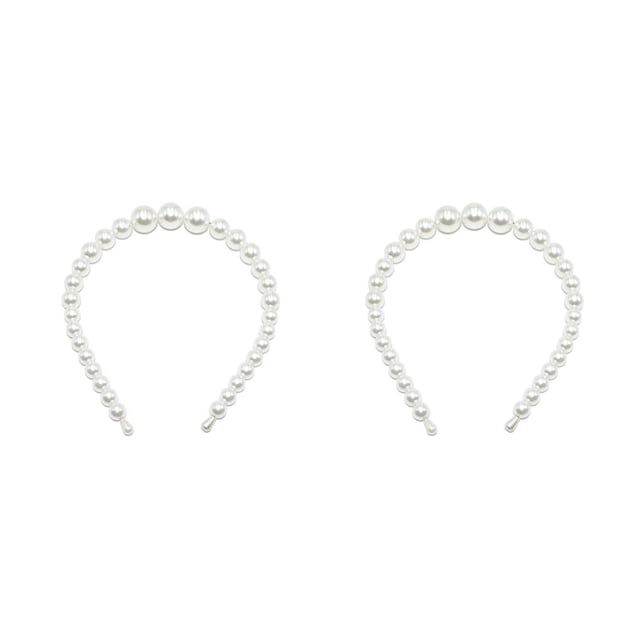 Qarigey Exquisita perla Diadema Ajustable Resistente al desgaste Universal Chic Accesorios para el peinado del cabello Regalos para el día de San Type2 NO2 Qarigey CBP232374