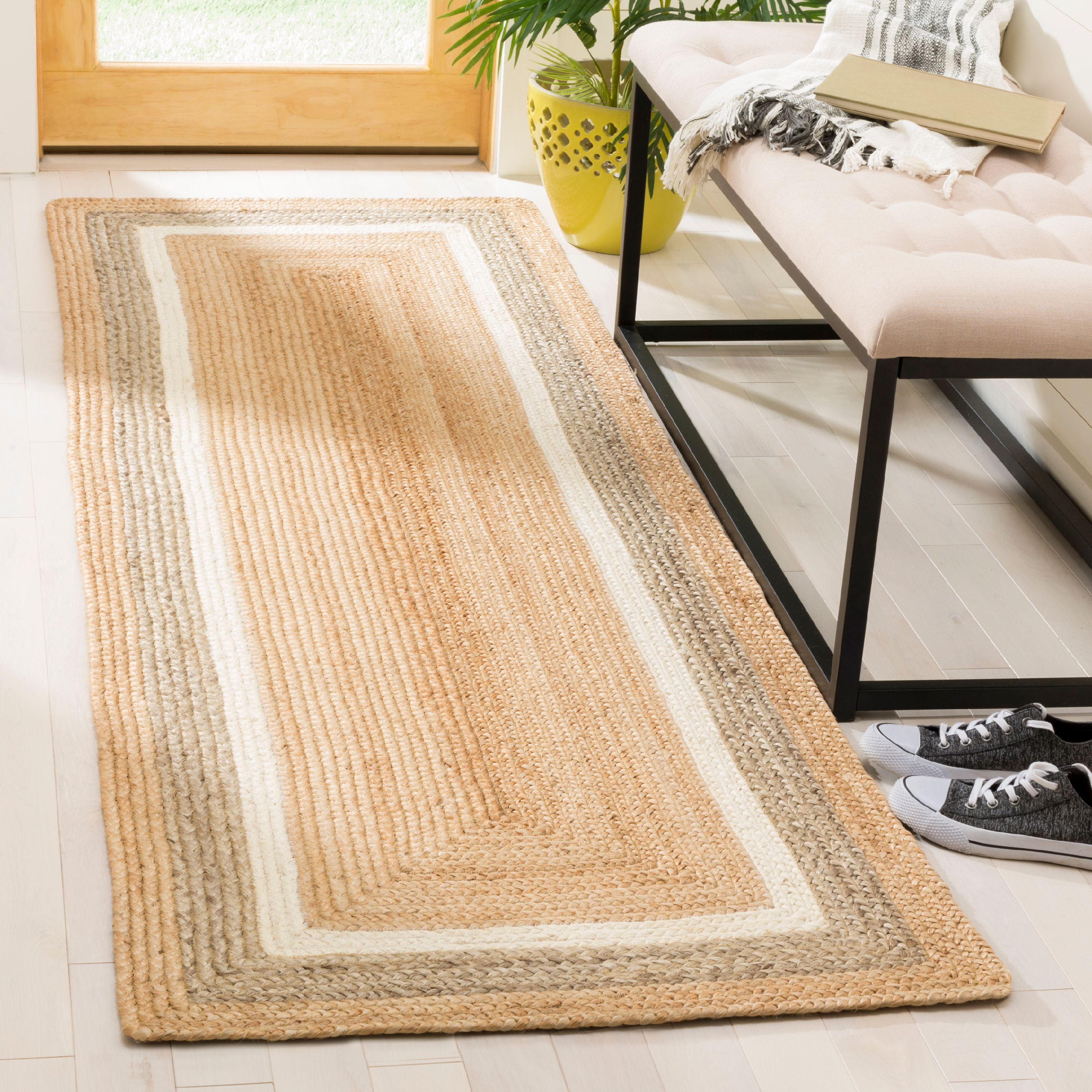 Safavieh Natural Fiber Darrin Geometric Braided Area Rug or Runner