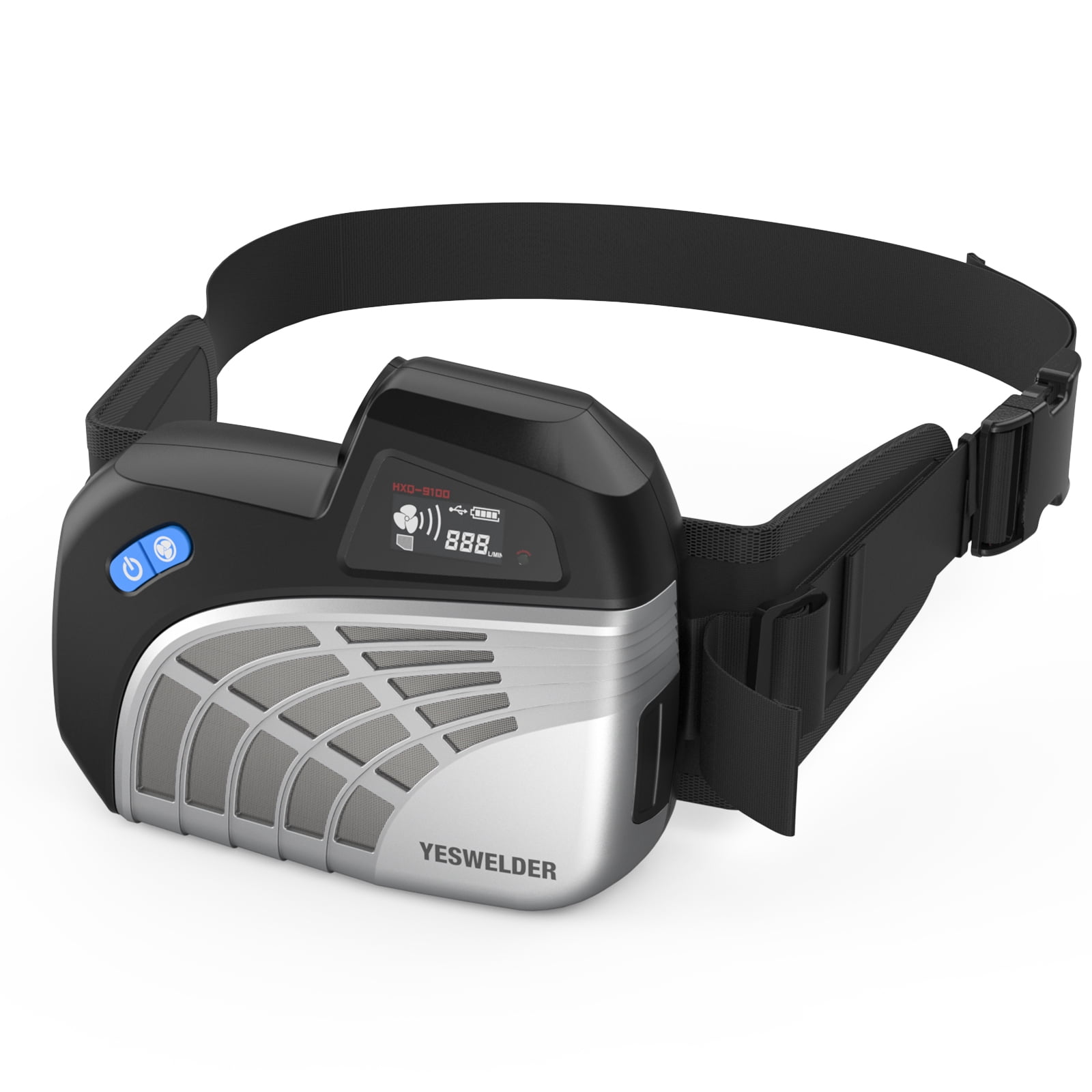 YESWELDER Q800D PAPR Auto-Darkening Welding Helmet with Respiratory Protection