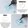 thumbnail image 5 of 16Pcs Rhombus Open Back Bezel Pendants 304 Stainless Steel Epoxy Resin Bezel Pendants Epoxy Resin Frames Pendants for DIY UV Resin Pressed Flower Jewelry Making Inner Diameter 25.5x25.5mm, 5 of 6