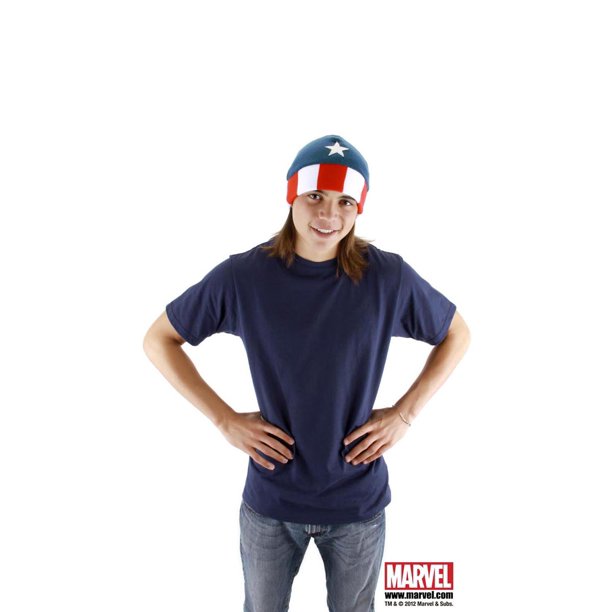 Captain America Bonnet Taille Adulte