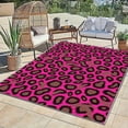 thumbnail image 5 of 1PC Pink Leopard Pattern Area Rug Local Rug, Lightweight Washable Easy-to-Tidy Carpet Mat Festival Gift, Suitable for Living Room, Bedroom, Dining Room, Bathroom, Office, Room Accessones, 5 of 8