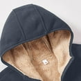 thumbnail image 5 of BLVB Fleece Jackets For Women and Men Winter Warm Fuzzy Plush Thick Soft Hooded Coats Outerwear with Pockets, 5 of 7