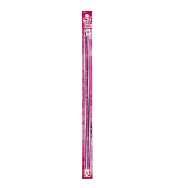 Aguja Aluminio Punta Lila Redondeada Ultrasuave Implementos Susan Bates T1111-AGUL8