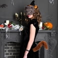 thumbnail image 5 of Event & Party, Halloween 3D Cute Animal Tail Pendant Women Holder Pompoms Tail Fashionable Hairy Tail 50cm Halloween Plush Tail, Home Decor, 5 of 5