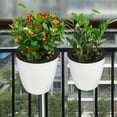thumbnail image 3 of tredstone Self-watering Flowerpot Space-saving And Innovative Muti-size Self Watering White Medium 14*15cm 1Set, 3 of 6