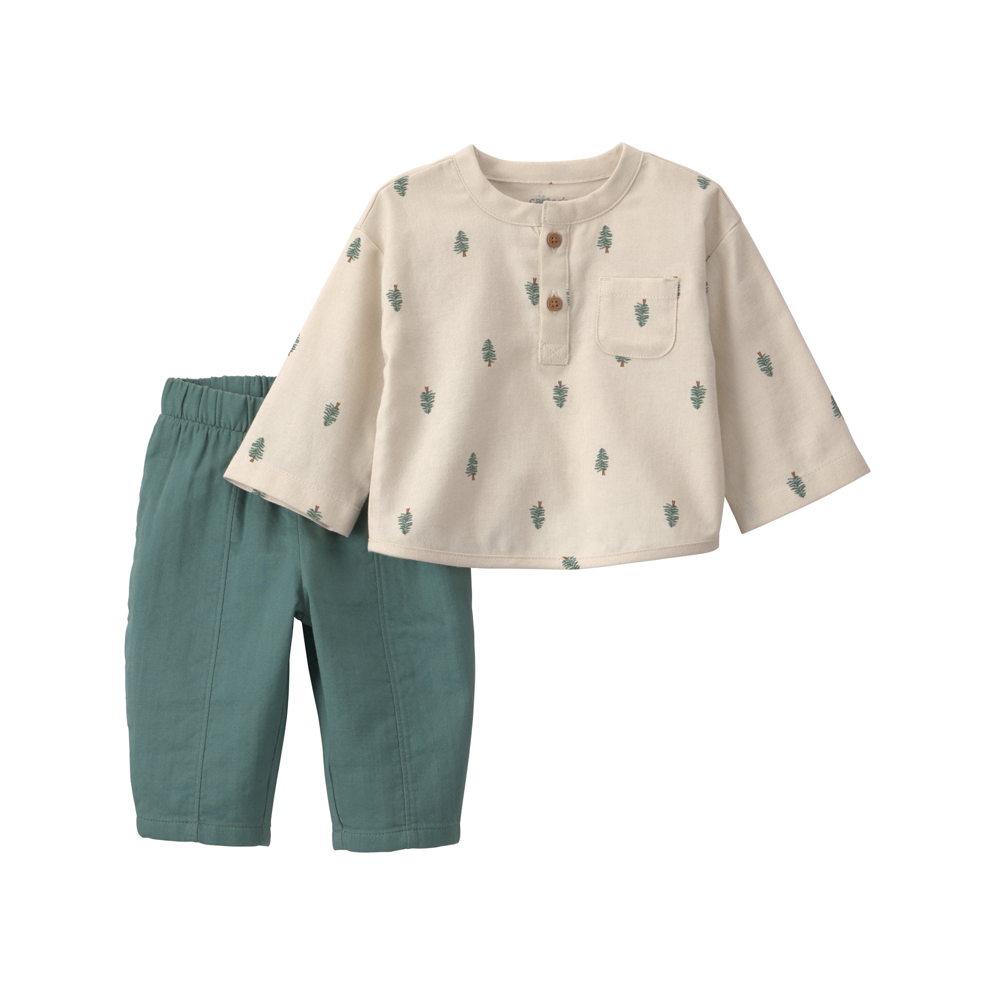 Carter's Child of Mine Baby Boy Outfit Set, 2-Piece, Sizes 0/3-24 Months