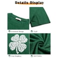thumbnail image 5 of MOSHU St Patricks Day Shirts Round Neck Women T-Shirts Short Sleeve Loose Graphic Tees, 5 of 9