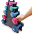 thumbnail image 1 of Dumbbell Rack Stand, Triangle And Big Leaf 5-tier Dumbbell Storage Weight Rack Multilevel Hand Weight Tower Stand, 1 of 4