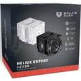 thumbnail image 5 of Disipador Doble CPU Gamer BALAM RUSH HELIUX EXPERT HEX90 120mm LGA 1700 AM5 0-2000 RPM 4-Pin 6 pipas Blanco BR-941938, 5 of 5